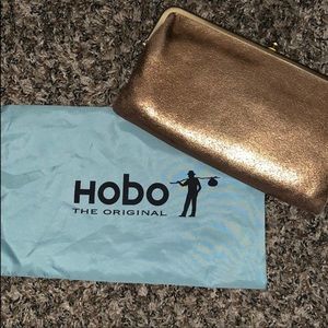 Gold hobo wallet